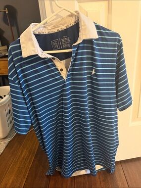 Section 119 / Grateful Dead - Boys Blue Striped Polo Shirt